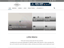 Tablet Screenshot of littlematrix.com